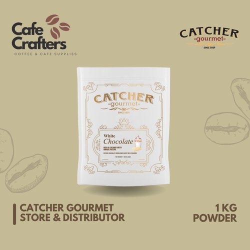 Catcher Gourmet White Chocolate 1KG – café supply