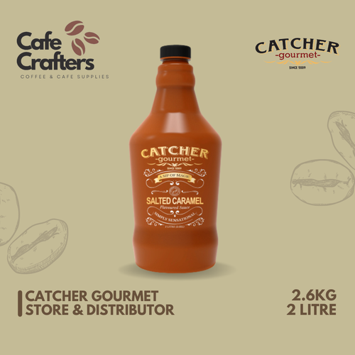 Catcher Gourmet Salted Caramel Sauce 2L – for cafés & dessert shops